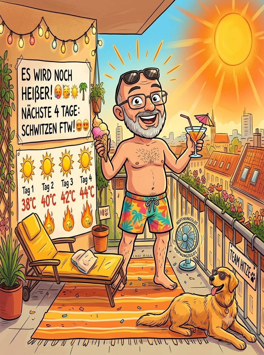 Schönes Wetter im Anmarsch