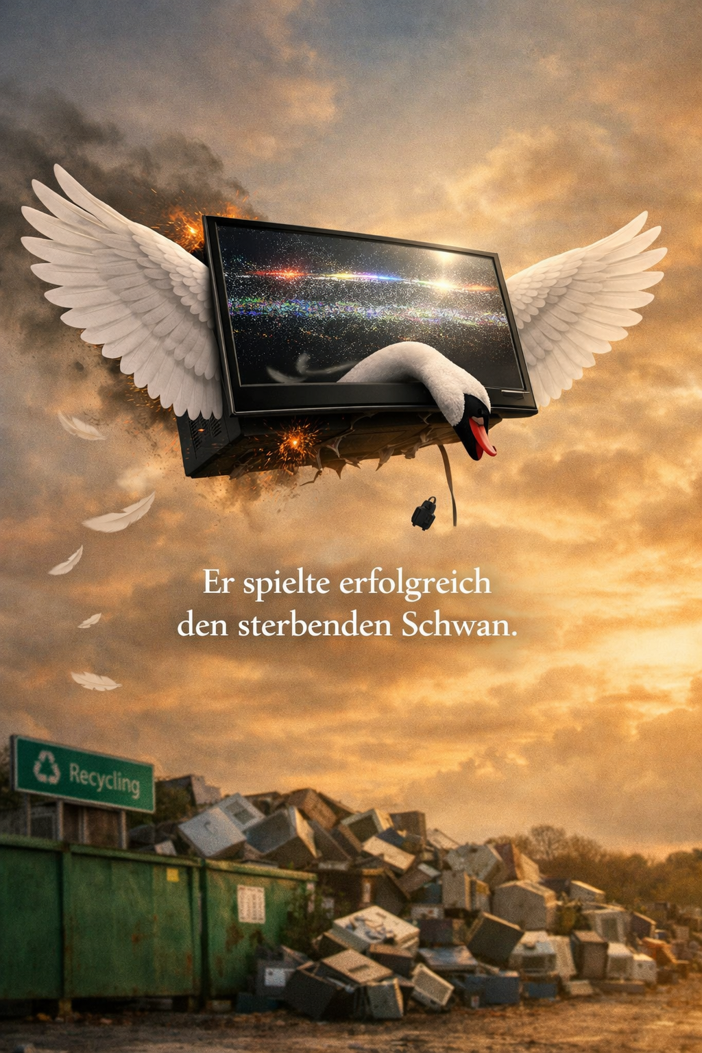 sterbender TV Schwan